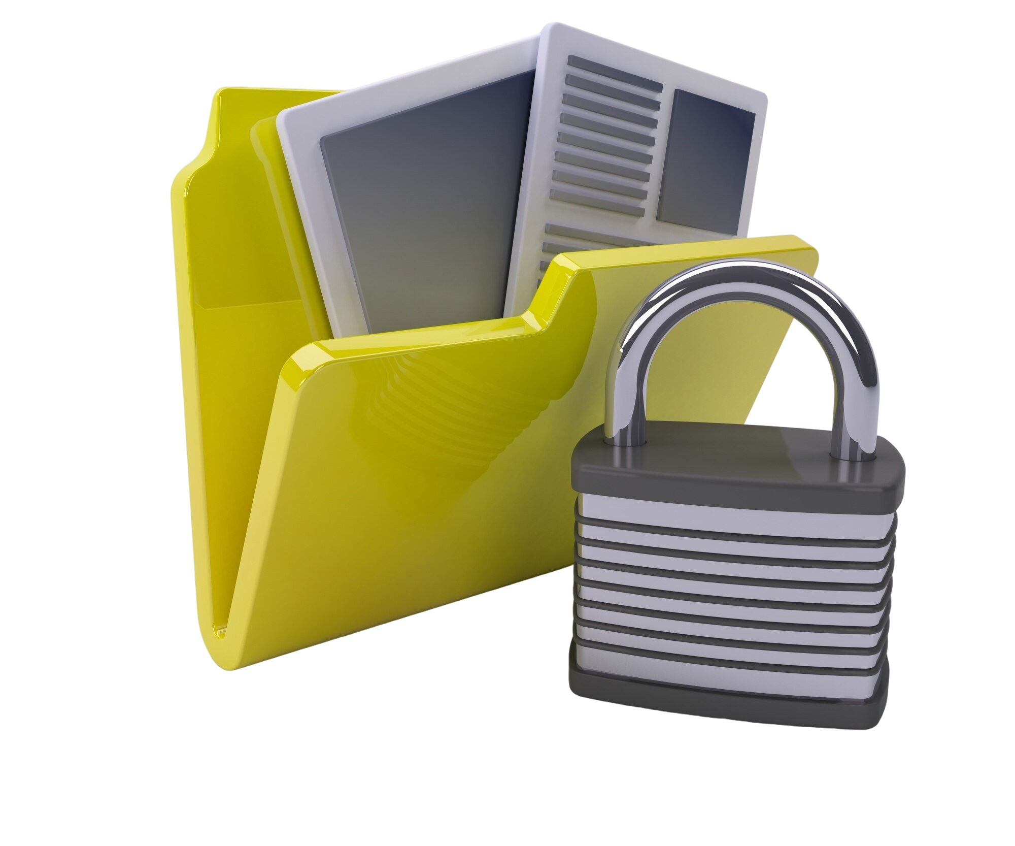 Secure folder with lock